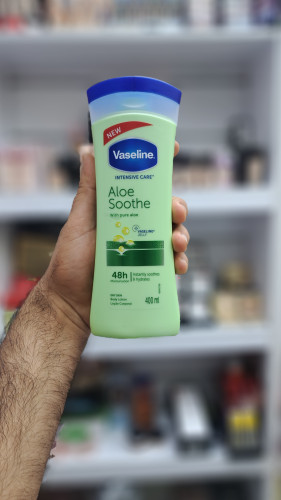 لوسیون بدن آلوئه ورا۴۰۰ میل تسکین دهنده